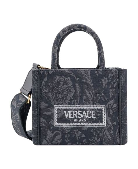 versace tasche grau|versace athena handbag.